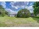 Spacious backyard with a well-maintained lawn, providing plenty of space for outdoor activities and relaxation at 39407 Rockford Ave, Zephyrhills, FL 33542