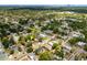 Aerial view of a suburban area with mature trees and homes, with the downtown area in the distance at 4527 24Th S Ave, St Petersburg, FL 33711