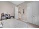 Bedroom with double closets and neutral color pallette at 4581 Majestic Hills Loop, Brooksville, FL 34601