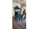Elegant dining room featuring a large cabinet and space to enjoy meals with Gathering and friends at 14324 Bronte Ct, Hudson, FL 34667