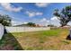 Spacious fenced backyard, perfect for outdoor activities and entertaining at 1516 Lemon St, Clearwater, FL 33756