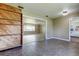 Dining area with view of open living space, kitchen, and a built-in bookcase at 1516 Lemon St, Clearwater, FL 33756