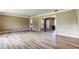Open-concept living area features new flooring and a neutral color scheme at 1516 Lemon St, Clearwater, FL 33756