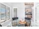 Breakfast nook with waterfront views and nearby kitchen at 17382 Kennedy Dr, North Redington Beach, FL 33708