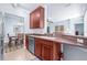 Updated kitchen with stainless-steel dishwasher and ample cabinets for storage at 2150 River Turia Cir, Riverview, FL 33578