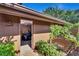 View of the garage, accessible from outside at 29909 Baywood Ln, Wesley Chapel, FL 33543