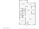Floor plan with dimensions for the layout of the condo, including living spaces and bedrooms at 4801 Airport Rd # 214, Zephyrhills, FL 33542