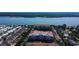 Scenic aerial view of the condos, highlighting the location, and neighborhood, with waterfront views and lush greenery at 7903 Seminole Blvd # 2103, Seminole, FL 33772