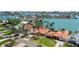 Aerial view of waterfront home at 8014 12Th S Ave, St Petersburg, FL 33707