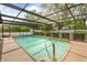 Screened-in pool offers privacy and sun protection for outdoor enjoyment at 9069 Gaynor St, Spring Hill, FL 34608