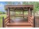 View of the beautiful gazebo with benches in the community park at 10003 Vista Pointe Dr, Tampa, FL 33635
