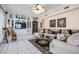 The living room offers built-in shelving and comfortable seating at 10003 Vista Pointe Dr, Tampa, FL 33635