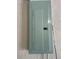 Close up of the electrical panel mounted on the wall at 11241 Temple Ct, Seminole, FL 33772
