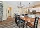 Open concept dining area flows seamlessly into living room at 11862 Frost Aster Dr, Riverview, FL 33579