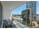 Balcony with chairs showing a cityscape and ocean views for an amazing view of the city and scenery at 175 1St S St # 1003, St Petersburg, FL 33701