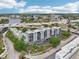 Community aerial view with beautiful city and bridges at 201 Laurel # 308, Tampa, FL 33602