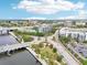 Community aerial view with beautiful waterways at 201 Laurel # 308, Tampa, FL 33602