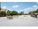 Community amenity deck with multiple tables and seating areas at 201 Laurel # 308, Tampa, FL 33602