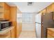 Bright kitchen with stainless steel appliances, lots of cabinets, and tile floors at 201 Laurel # 308, Tampa, FL 33602
