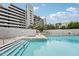 Community pool with jacuzzi at 'One Laurel Place' complex at 201 Laurel # 308, Tampa, FL 33602