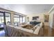 Inviting resident lounge area with comfortable seating, large windows, and TV at 3301 Bayshore Blvd # 2003D, Tampa, FL 33629
