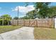 Gated driveway and fence at 3611 4Th N Ave, St Petersburg, FL 33713