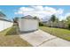 View of the backyard and detached garage at 3611 4Th N Ave, St Petersburg, FL 33713