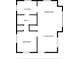 Layout of a home featuring a kitchen, bath, bedroom, dining area, and living room at 4151 Sunrise S Dr, St Petersburg, FL 33705
