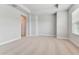 A spacious bedroom with neutral carpet, paint, and trim; recessed lighting and a ceiling fan at 445 31St N Way, St Petersburg, FL 33713