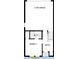 Floorplan of home's first floor with 2 car garage, bedroom, bathroom, and entry at 445 31St N Way, St Petersburg, FL 33713
