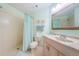 Bathroom featuring marble vanity, sink, and a standing shower at 6077 Bahia Del Mar Blvd # 123, St Petersburg, FL 33715