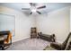 Spare bedroom featuring neutral carpeting and a ceiling fan at 10229 Bright Crystal Ave, Riverview, FL 33578
