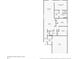 Floor plan showing the layout of the home including bedrooms, bathrooms, kitchen, and living areas at 10229 Bright Crystal Ave, Riverview, FL 33578