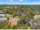 A scenic aerial view of the neighborhood with lush greenery and charming homes, showcasing the community's appeal at 1843 38Th S St, St Petersburg, FL 33711