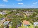 A scenic aerial view of the neighborhood with lush greenery and charming homes, showcasing the community's appeal at 1843 38Th S St, St Petersburg, FL 33711