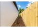 View of the side yard featuring a privacy fence at 1843 38Th S St, St Petersburg, FL 33711