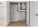 The utility closet contains a water heater, a fire extinguisher, and washer/dryer hookups at 1843 38Th S St, St Petersburg, FL 33711