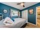 Calm bedroom featuring a bed, window, and closet at 1942 Ashland Dr, Clearwater, FL 33763