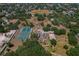 Aerial view of a recreational park featuring baseball fields, tennis courts and basketball courts at 2109 N Jamaica St, Tampa, FL 33607