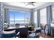 Bright office with stunning water views, modern decor and comfortable seating at 2111 Alexis Ct, Tarpon Springs, FL 34689