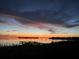 Beautiful sunset view with a relaxing private dock to enjoy the waterfront lifestyle at 2111 Alexis Ct, Tarpon Springs, FL 34689