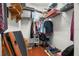Walk-in closet with shelving and clothes at 2671 Lakebreeze S Ln, Clearwater, FL 33759