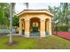 Covered gazebo with seating for residents at 2741 Via Cipriani # 931A, Clearwater, FL 33764
