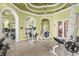 Well-equipped gym with multiple weight machines and free weights, and plenty of room for activities at 2741 Via Cipriani # 931A, Clearwater, FL 33764