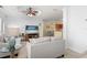 Cozy living room with great natural light and easy access to eat-in kitchen at 2741 Via Cipriani # 931A, Clearwater, FL 33764