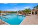 Enjoy a refreshing dip in this lovely pool, perfect for staying cool and relaxed on warm days; features a volleyball net at 2741 Via Cipriani # 931A, Clearwater, FL 33764