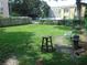 Well-maintained backyard perfect for outdoor enjoyment and entertaining at 3206 W Azeele St # 226, Tampa, FL 33609