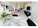 Open-concept living space with bright decor, modern furniture, and dining area, ideal for comfortable living at 4141 Bayshore Blvd # 1103, Tampa, FL 33611