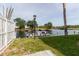 A private boat dock offers direct access to the water, perfect for boating enthusiasts at 428 Moorings Cove Dr # 7F, Tarpon Springs, FL 34689