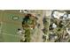 Aerial view of an available lot for sale with waterfront access at 636 Sunset S Dr, St Petersburg, FL 33707